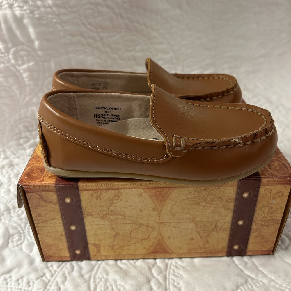 Footmates leather driving loafers